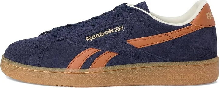 Reebok Lifestyle Club C Grounds UK Shoes Vector Navy/Dark Ginger/Reebok Brass : Men's 9 - Women's 10.5 Medium, Synthetic - Image 6
