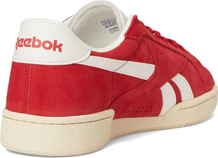 Reebok Lifestyle Club C Grounds UK Shoes Vector Red/Paper White/Chalk : Men's 11.5 - Women's 13 Medium, Synthetic - Image 4