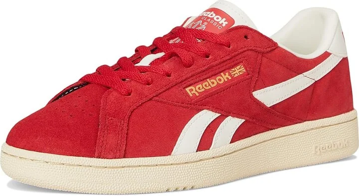 Reebok Lifestyle Club C Grounds UK Shoes Vector Red/Paper White/Chalk : Men's 11.5 - Women's 13 Medium, Synthetic - Image 5