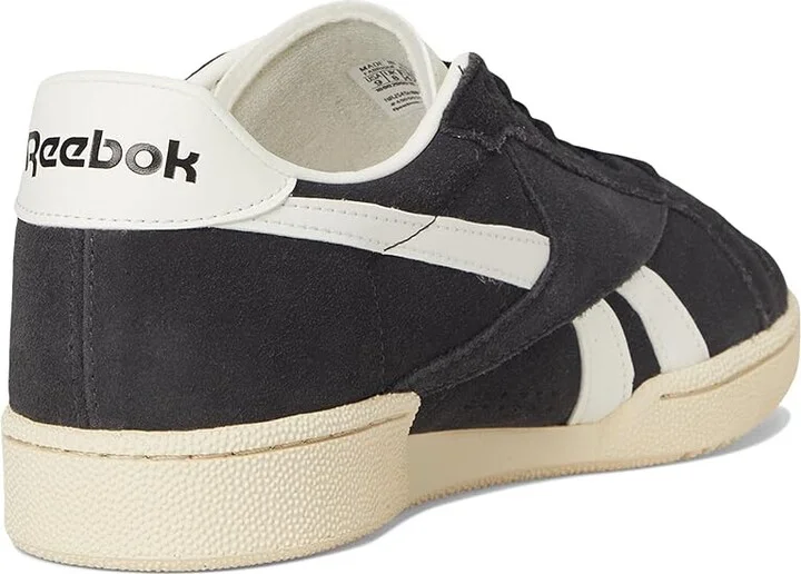 Reebok Lifestyle Club C Grounds UK Shoes Washed Black/Paper White/Chalk : Men's 13 - Women's 14.5 Medium, Synthetic - Image 4
