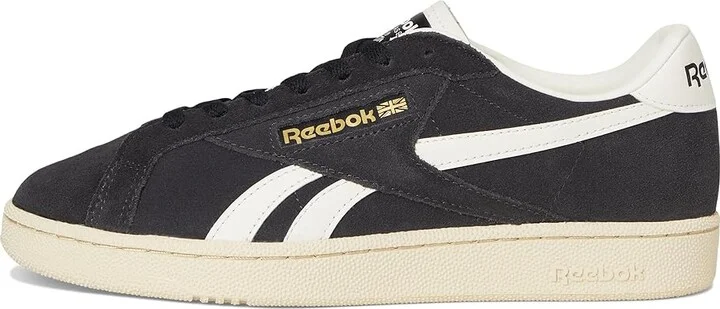Reebok Lifestyle Club C Grounds UK Shoes Washed Black/Paper White/Chalk : Men's 13 - Women's 14.5 Medium, Synthetic - Image 6