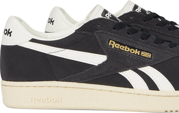 Reebok Lifestyle Club C Grounds UK Shoes Washed Black/Paper White/Chalk : Men's 13 - Women's 14.5 Medium, Synthetic - Image 7