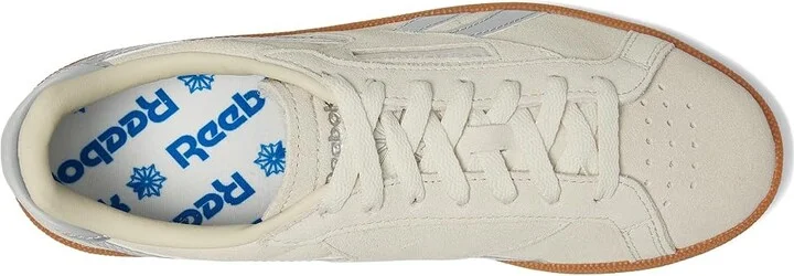 Reebok Lifestyle Club C Grounds UK Women's Shoes Alabaster/Silver Metallic/Gum : 6 B - Medium, Suede - Image 2