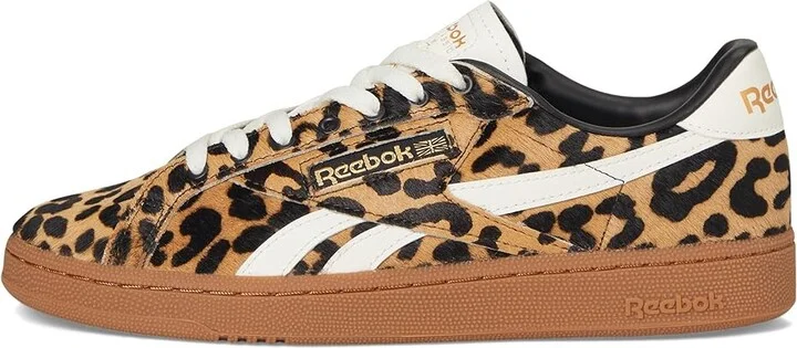 Reebok Lifestyle Club C Grounds UK Women's Shoes Cheetah/Cheetah/Chalk : 5.5 B - Medium, Suede - Image 6