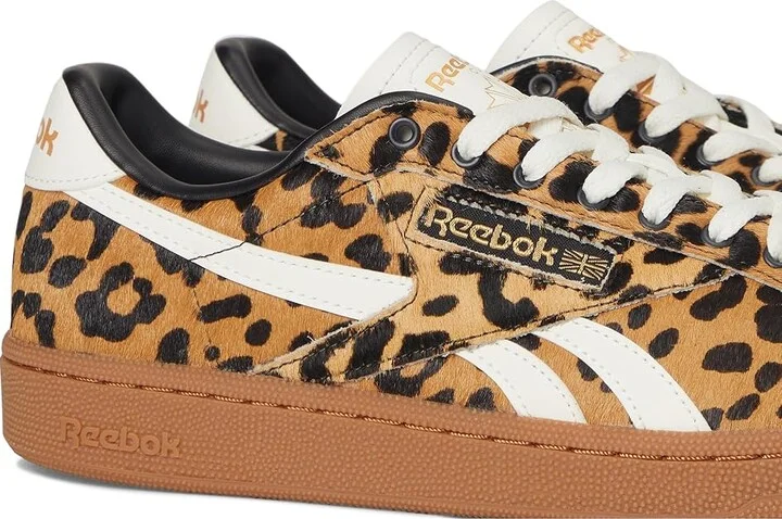 Reebok Lifestyle Club C Grounds UK Women's Shoes Cheetah/Cheetah/Chalk : 5.5 B - Medium, Suede - Image 7