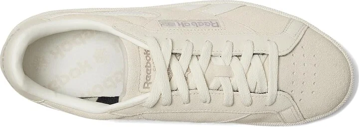Reebok Lifestyle Club C Grounds UK Women's Shoes Vintage Chalk/Chalk/Sand : 6.5 B - Medium, Suede - Image 2