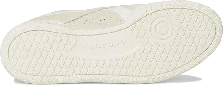 Reebok Lifestyle Club C Grounds UK Women's Shoes Vintage Chalk/Chalk/Sand : 6.5 B - Medium, Suede - Image 3