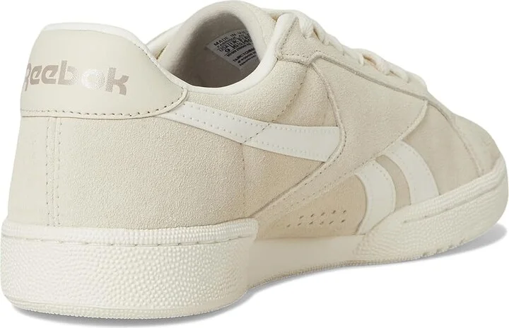 Reebok Lifestyle Club C Grounds UK Women's Shoes Vintage Chalk/Chalk/Sand : 6.5 B - Medium, Suede - Image 4