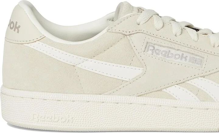 Reebok Lifestyle Club C Grounds UK Women's Shoes Vintage Chalk/Chalk/Sand : 6.5 B - Medium, Suede - Image 7