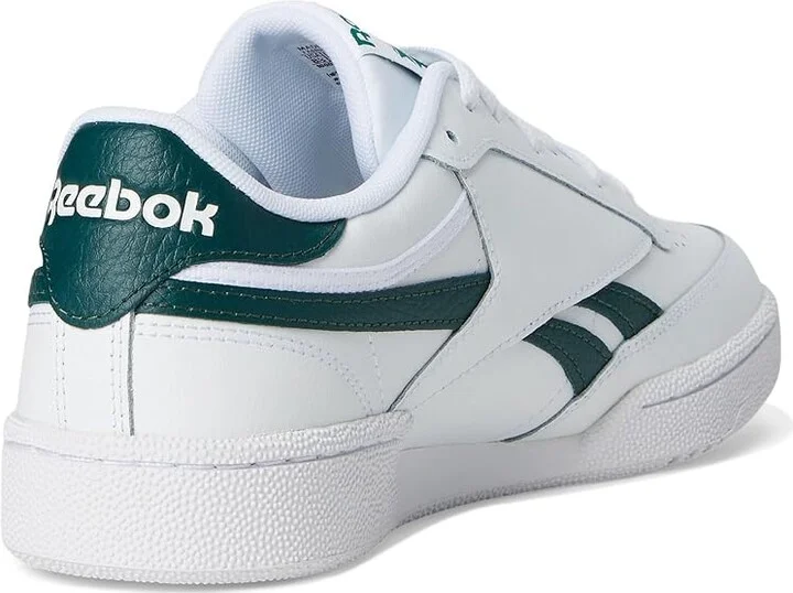Reebok Lifestyle Club C Revenge Shoes White/Collegiate Green/White : Men's 9.5 - Women's 11 Medium, Leather - Image 4