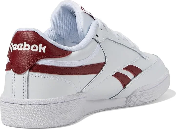 Reebok Lifestyle Club C Revenge Shoes White/Rich Maroon/White : Men's 13 - Women's 14.5 Medium, Leather - Image 4
