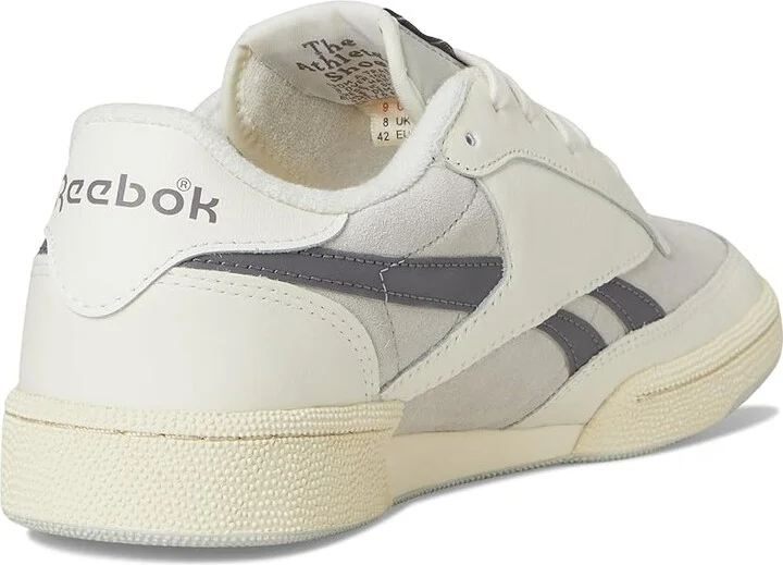 Reebok Lifestyle Club C Revenge Vintage II Athletic Shoes Chalk/Mist Grey/Overcast Grey : Men's 8.5 - Women's 10 Medium, Leather - Image 4