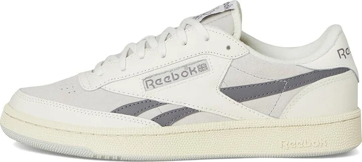 Reebok Lifestyle Club C Revenge Vintage II Athletic Shoes Chalk/Mist Grey/Overcast Grey : Men's 8.5 - Women's 10 Medium, Leather - Image 6