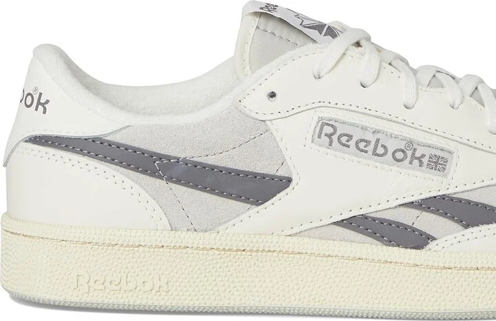 Reebok Lifestyle Club C Revenge Vintage II Athletic Shoes Chalk/Mist Grey/Overcast Grey : Men's 8.5 - Women's 10 Medium, Leather - Image 7