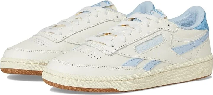 Reebok Lifestyle Club C Revenge Vintage Women's Shoes Chalk/Y2K Blue/Recovery Blue : 6 B - Medium, Leather