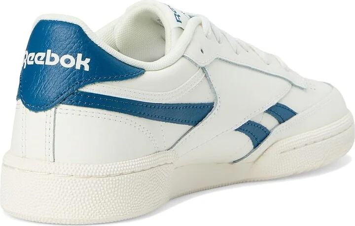 Reebok Lifestyle Club C Revenge Women's Shoes Chalk/Chalk/Escape Blue : 9.5 B - Medium, Leather/Rubber - Image 4