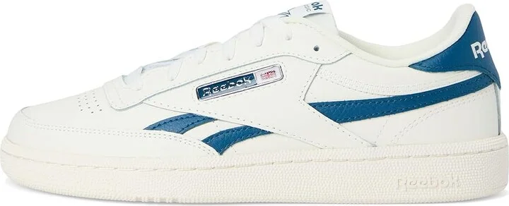 Reebok Lifestyle Club C Revenge Women's Shoes Chalk/Chalk/Escape Blue : 9.5 B - Medium, Leather/Rubber - Image 6