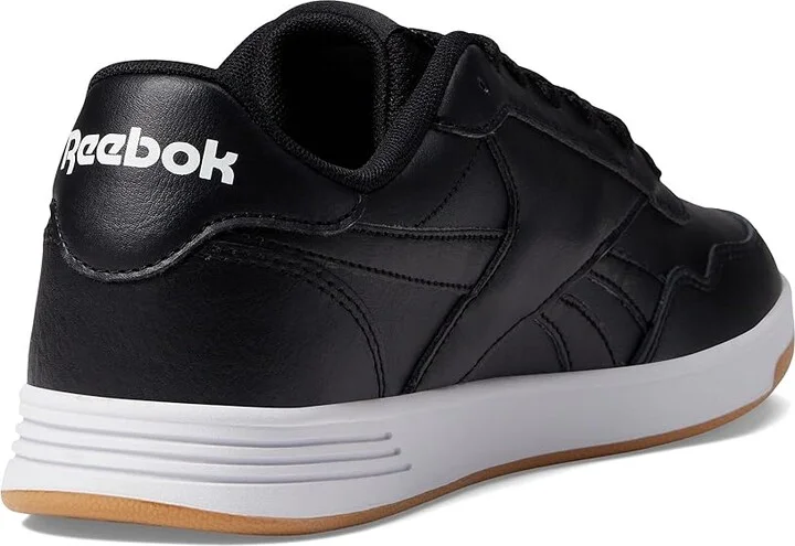 Reebok Lifestyle Court Advance Shoes Black/White/Gum : Men's 8.5 - Women's 10 Medium, Leather - Image 4