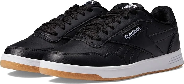 Reebok Lifestyle Court Advance Shoes Black/White/Gum : Men's 8.5 - Women's 10 Medium, Leather