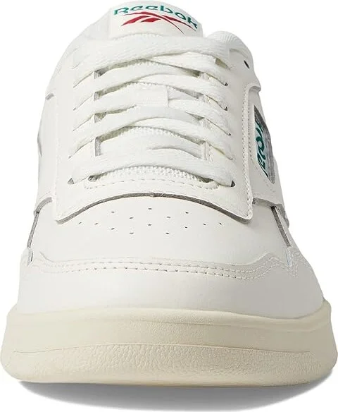 Reebok Lifestyle Court Advance Shoes Chalk/Dark Green/Flash Red : Men's 9 - Women's 10.5 Medium, Leather - Image 5