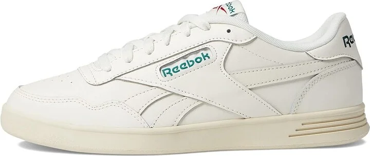 Reebok Lifestyle Court Advance Shoes Chalk/Dark Green/Flash Red : Men's 9 - Women's 10.5 Medium, Leather - Image 6