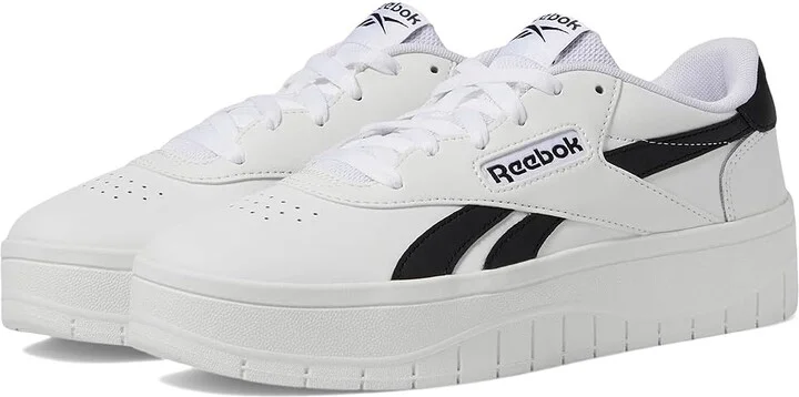 Reebok Lifestyle Court Advance Surge Women's Shoes White/White/Black : 10.5 B - Medium, Leather