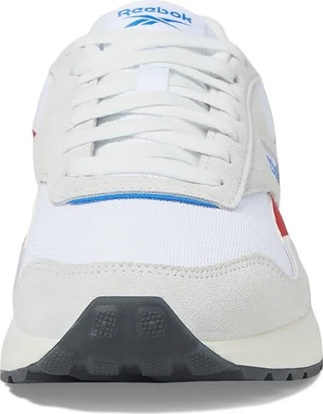Reebok Lifestyle GL1100 Athletic Shoes Barely Grey/Vector Red/Kinetic Blue : Men's 9 - Women's 10.5 Medium, Leather - Image 5