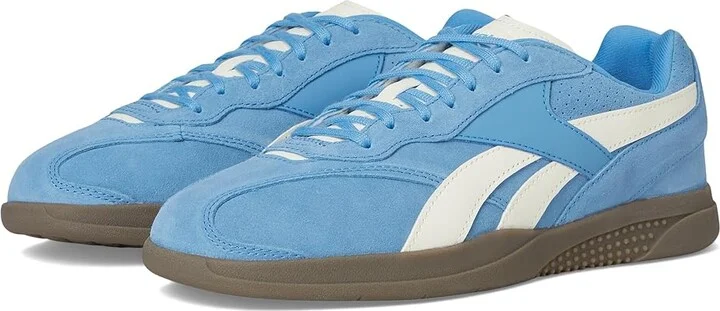 Reebok Lifestyle Hammer Street Athletic Shoes Essential Blue/Chalk/Gum : Men's 13 - Women's 14.5 Medium, Leather/Suede