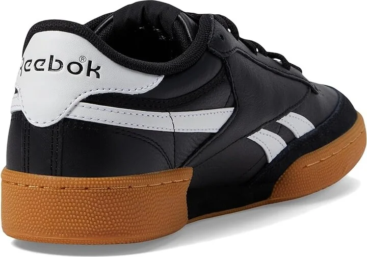 Reebok Lifestyle Men's Club C Revenge Vintage Men's Shoes Black/White/Gum : 4.5 D - Medium, Leather - Image 4
