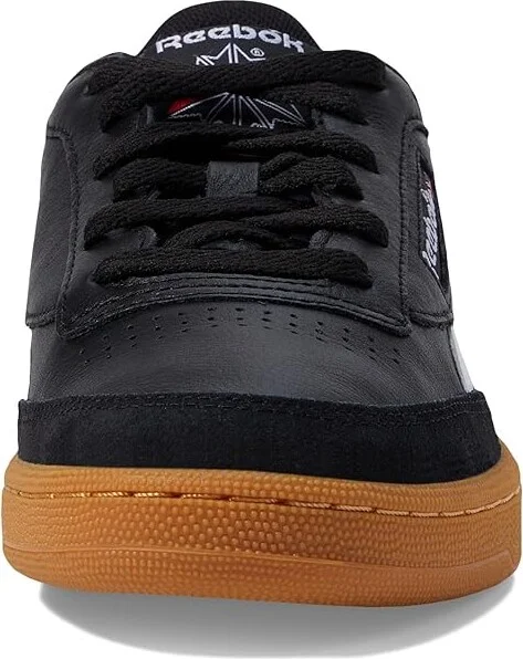 Reebok Lifestyle Men's Club C Revenge Vintage Men's Shoes Black/White/Gum : 4.5 D - Medium, Leather - Image 5