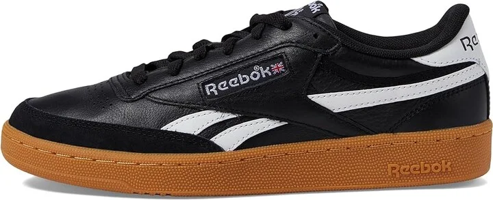 Reebok Lifestyle Men's Club C Revenge Vintage Men's Shoes Black/White/Gum : 4.5 D - Medium, Leather - Image 6