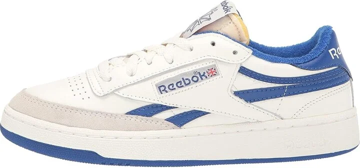 Reebok Lifestyle Men's Club C Revenge Vintage Men's Shoes Chalk/Collegiate Royal/Excellent Red : 7 D - Medium, Leather - Image 4