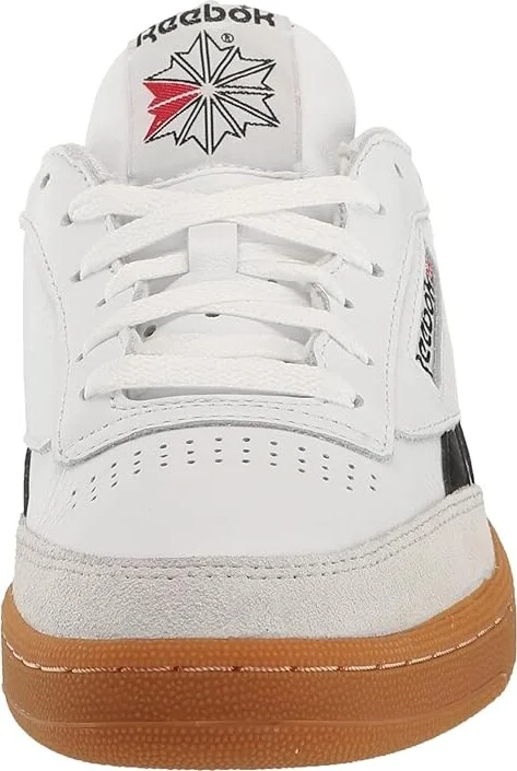 Reebok Lifestyle Men's Club C Revenge Vintage Men's Shoes White/Black/Gum : 4 D - Medium, Leather - Image 5