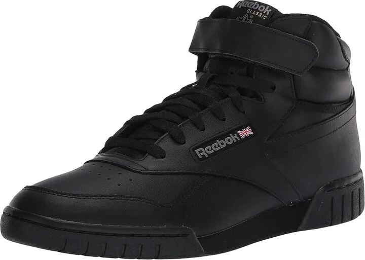Reebok Lifestyle Men's Ex-O Fit Hi High Top Men's Shoes Int/Black/Charcoal : 7 D - Medium, Leather - Image 2