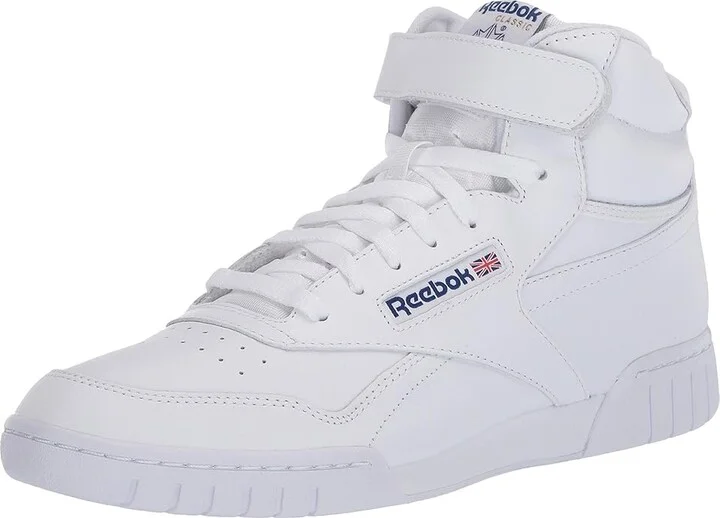 Reebok Lifestyle Men's Ex-O Fit Hi High Top Men's Shoes Int/White : 8 D - Medium, Leather - Image 2