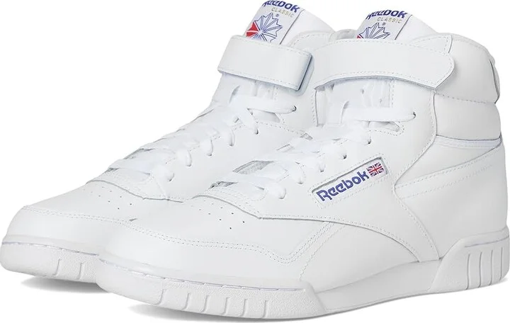 Reebok Lifestyle Men's Ex-O Fit Hi High Top Men's Shoes Int/White : 8 D - Medium, Leather