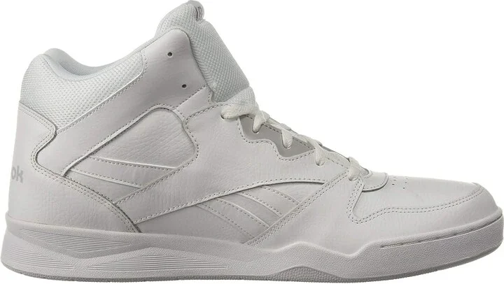 Reebok Lifestyle Men's Royal BB4500 HI2 High Top Men's Shoes White/Light Grey Heather Solid Grey : 13 D - Medium, Synthetic/Leather - Image 8