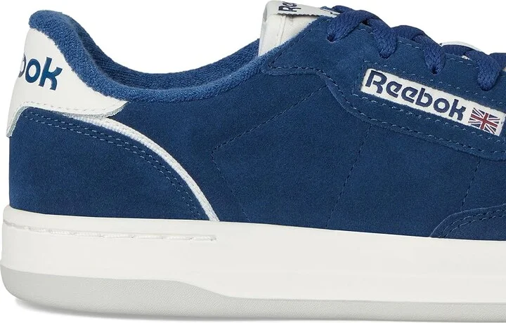 Reebok Lifestyle Phase Court Shoes Batik Blue/Chalk/Flash Red : Men's 11.5 - Women's 13 Medium, Leather - Image 7