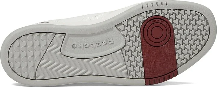 Reebok Lifestyle Phase Court Shoes Chalk/Vintage Chalk/Rich Maroon : Men's 9 - Women's 10.5 Medium, Leather - Image 3