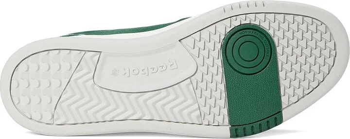 Reebok Lifestyle Phase Court Shoes Dark Green/Chalk/Bleached Yellow : Men's 12 - Women's 13.5 Medium, Leather - Image 3