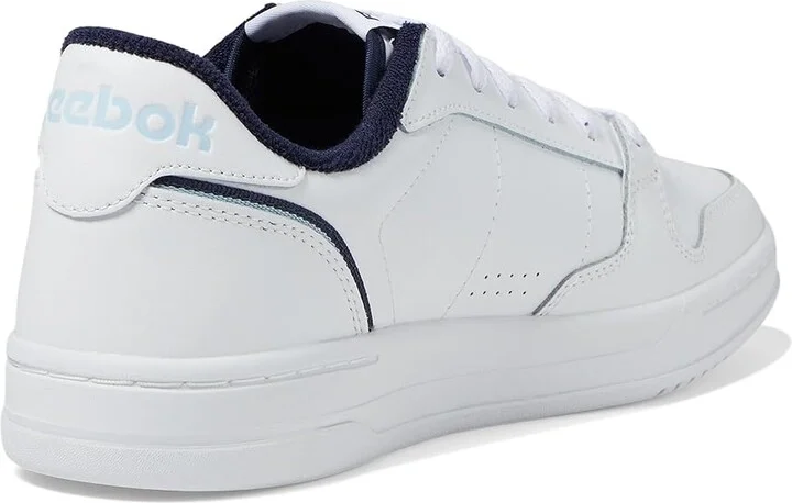 Reebok Lifestyle Phase Court Shoes White/Navy/Soft Blue : Men's 11 - Women's 12.5 Medium, Leather - Image 4