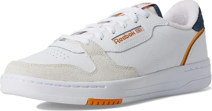 Reebok Lifestyle Phase Court Shoes White/Shadow/Sunbaked Clay : Men's 12 - Women's 13.5 Medium, Leather - Image 5