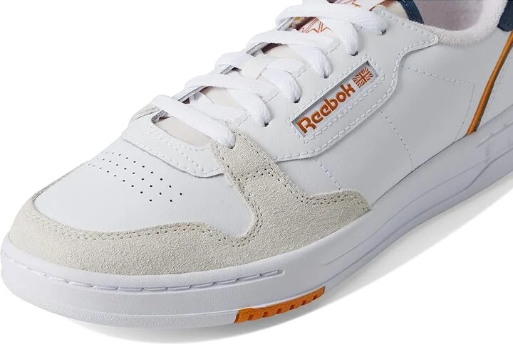 Reebok Lifestyle Phase Court Shoes White/Shadow/Sunbaked Clay : Men's 12 - Women's 13.5 Medium, Leather - Image 7
