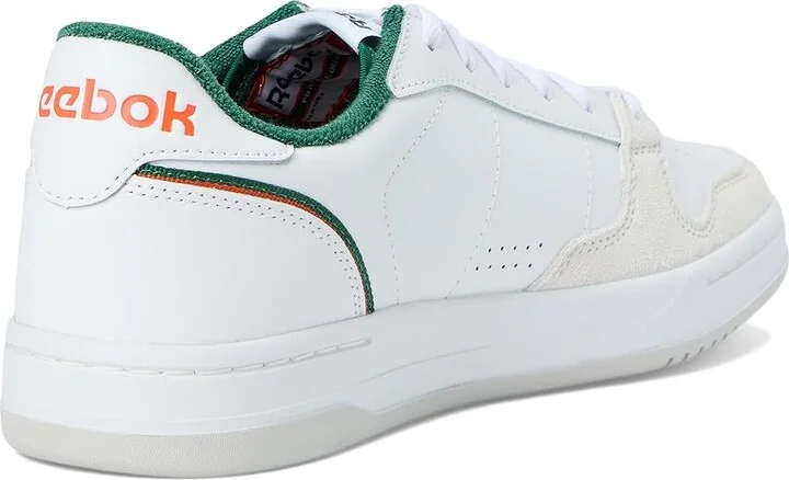 Reebok Lifestyle Phase Court Shoes White/White/Dark Green : Men's 9 - Women's 10.5 Medium, Leather - Image 4