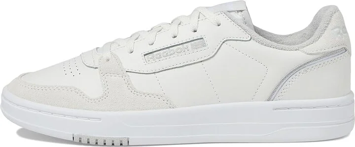 Reebok Lifestyle Phase Court Women's Shoes Barely Grey/Barely Grey/White : 9.5 B - Medium, Leather/Suede - Image 6