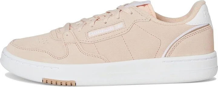 Reebok Lifestyle Phase Court Women's Shoes Bleached Peach/White/Earth : 7.5 B - Medium, Leather/Suede - Image 6