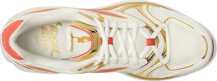 Reebok Lifestyle Premier Road Plus VI Angel Reese Athletic Shoes Chalk/Sunset Coral/Chalk : Men's 10 - Women's 11.5 Medium, Suede/Synthetic - Image 2