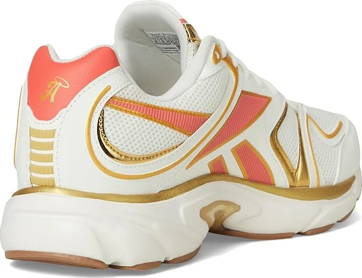 Reebok Lifestyle Premier Road Plus VI Angel Reese Athletic Shoes Chalk/Sunset Coral/Chalk : Men's 10 - Women's 11.5 Medium, Suede/Synthetic - Image 4