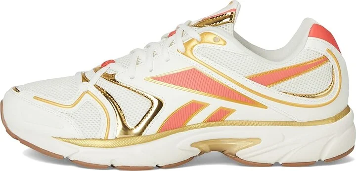Reebok Lifestyle Premier Road Plus VI Angel Reese Athletic Shoes Chalk/Sunset Coral/Chalk : Men's 10 - Women's 11.5 Medium, Suede/Synthetic - Image 6