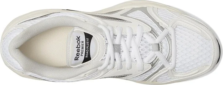 Reebok Lifestyle Premier Road Plus VI Women's Shoes White/Washed Black/Grey : 7 B - Medium, Textile - Image 2
